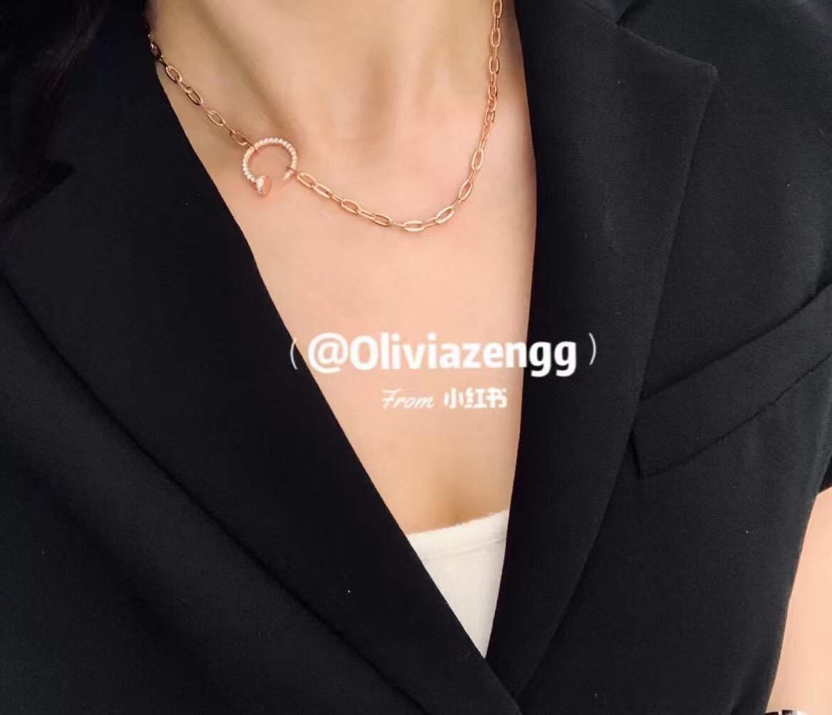 Cartier 超美钉子项链 江疏影同款
