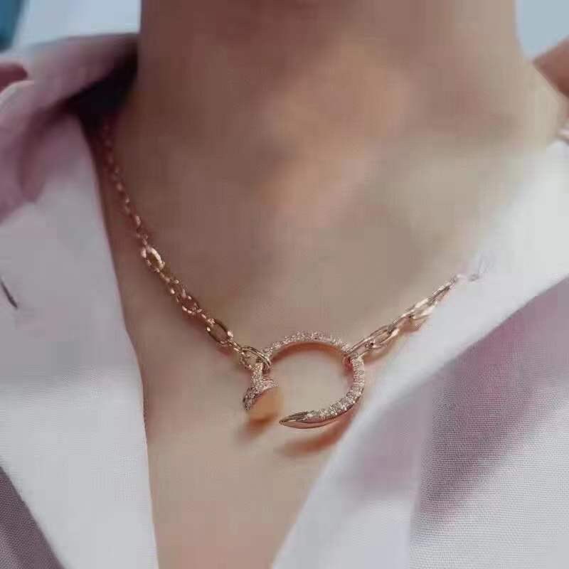 Cartier 超美钉子项链 江疏影同款