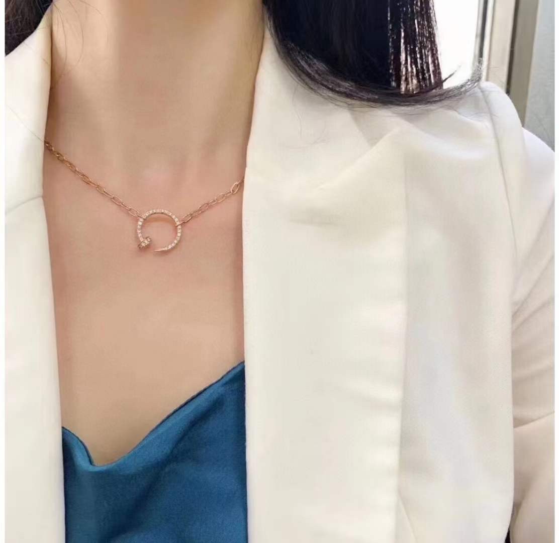 Cartier 超美钉子项链 江疏影同款