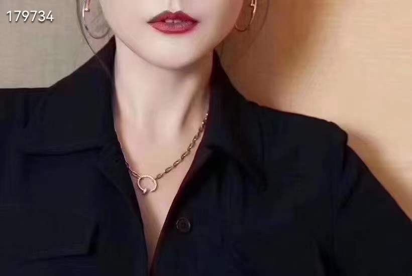 Cartier 超美钉子项链 江疏影同款