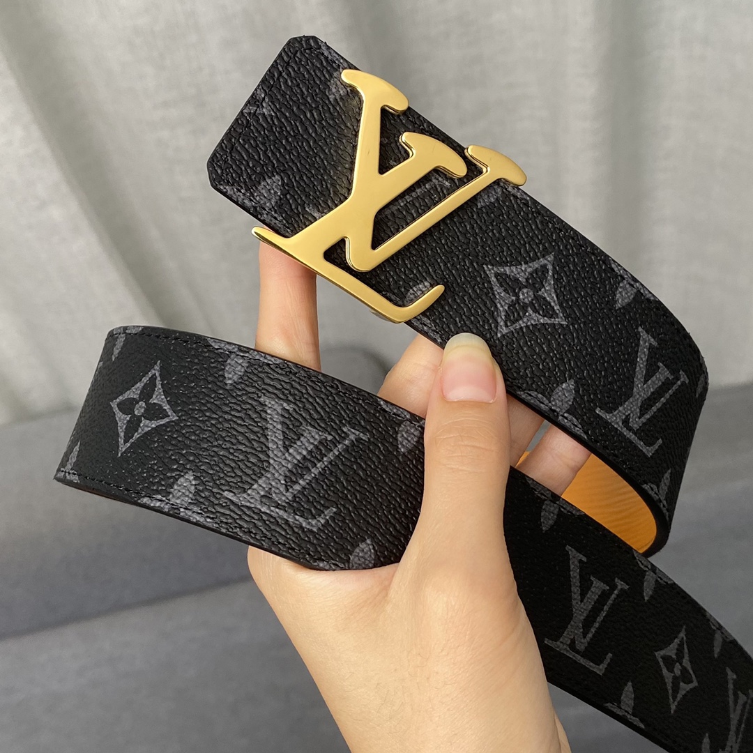 Louis Vuitton Belts Men Canvas