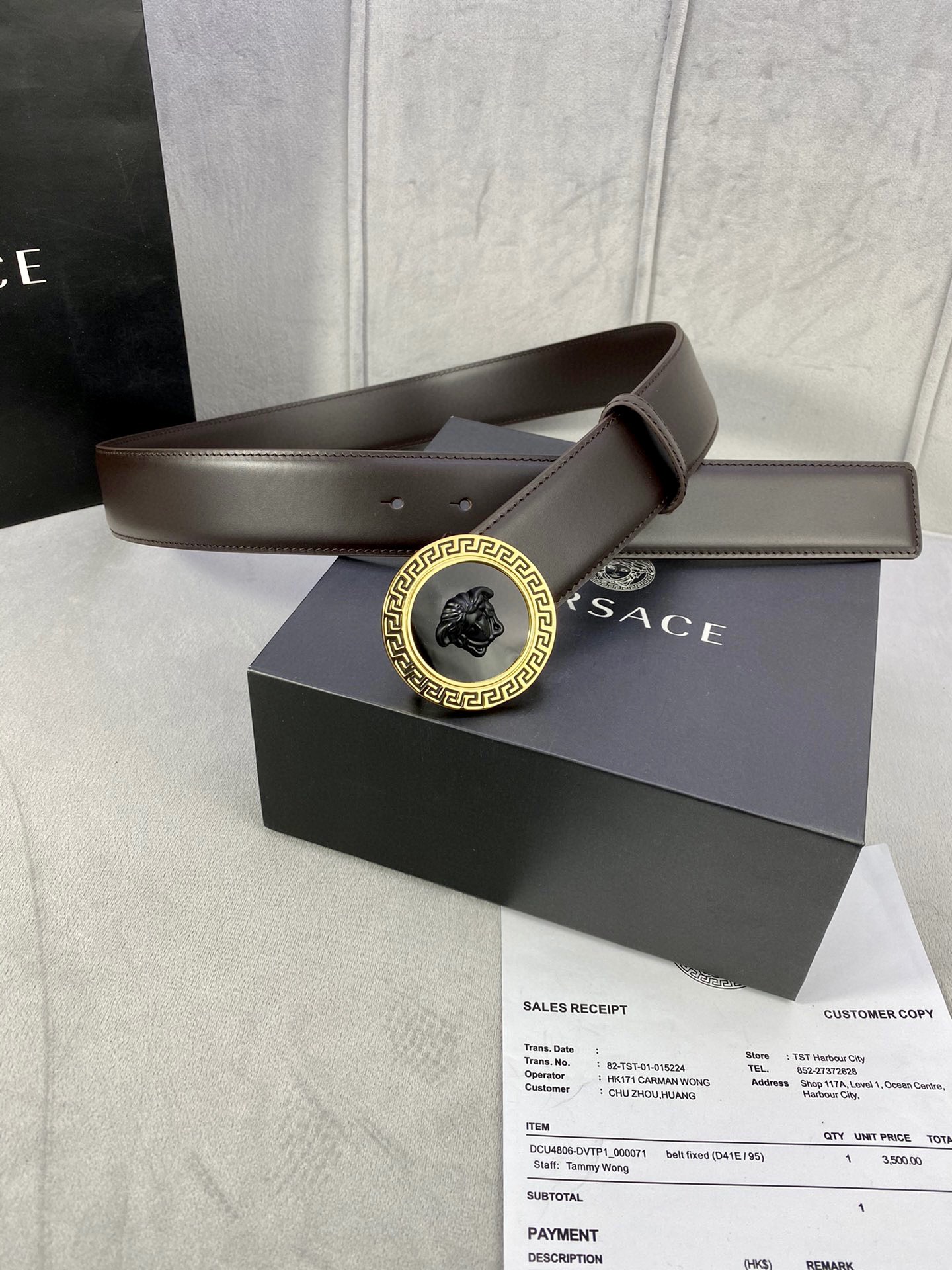 宽度4.0cmVERSACE范思哲此