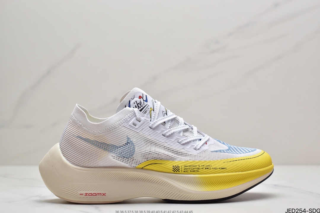 160 耐克Nike ZoomX Vaporfly Next% 马拉松跑步鞋DM9056-100