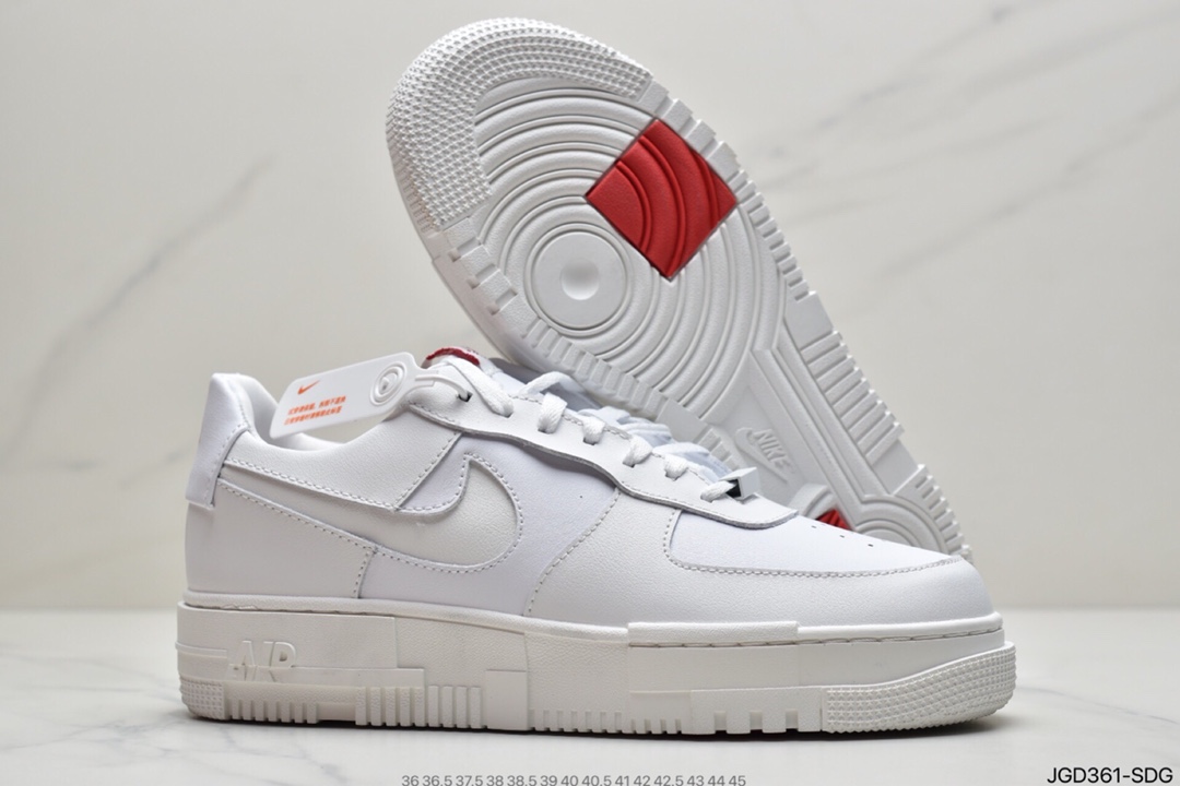 180 耐克/NIKE 耐克空军低帮板鞋  白豹纹 小清新解构风运动板鞋H9632-101