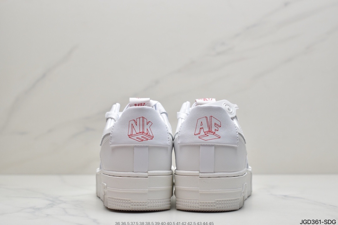 180 耐克/NIKE 耐克空军低帮板鞋  白豹纹 小清新解构风运动板鞋H9632-101