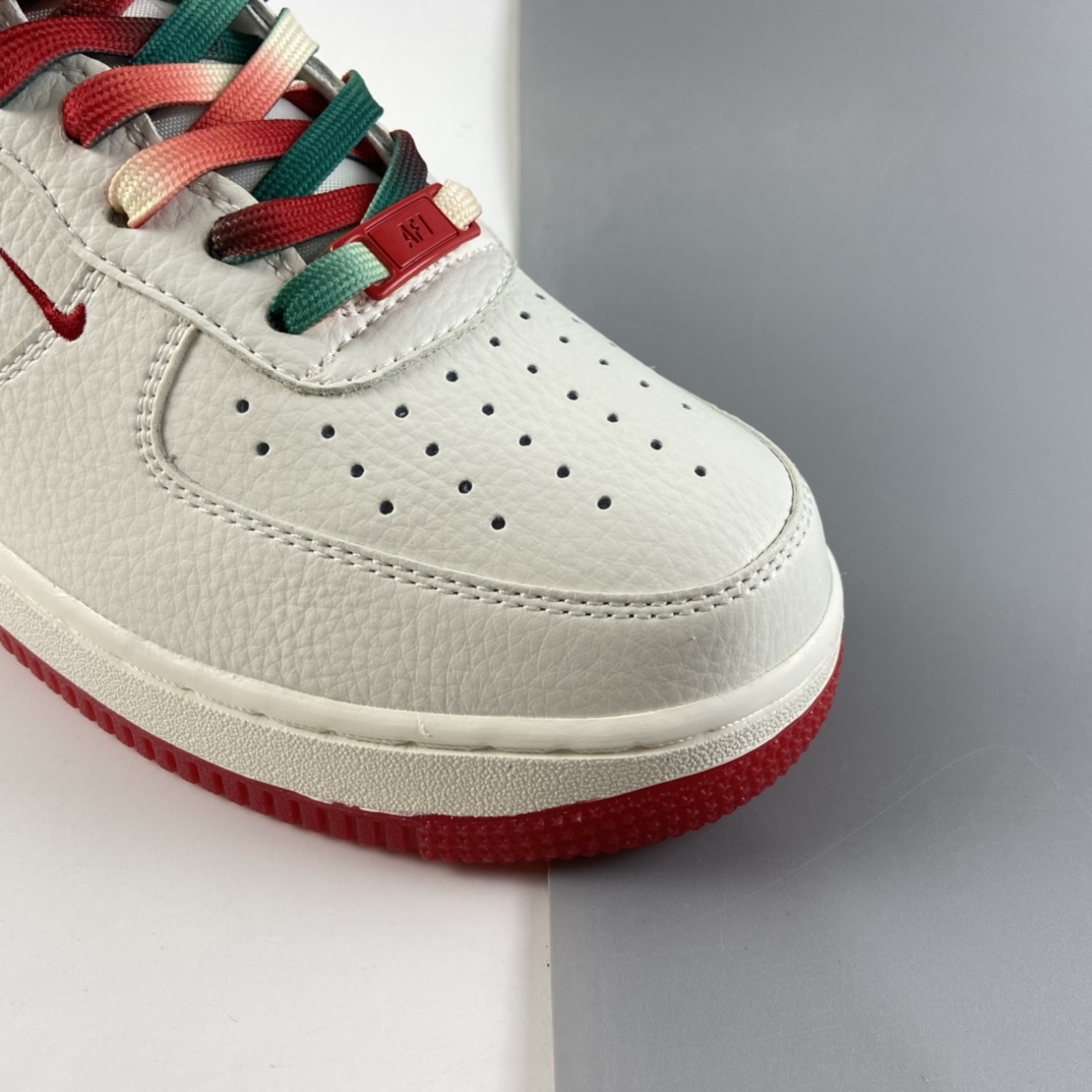 P260  NIKE  Air Force 1 Low ’07 “米红绿”密尔沃基雄鹿队板鞋  BU6638-180