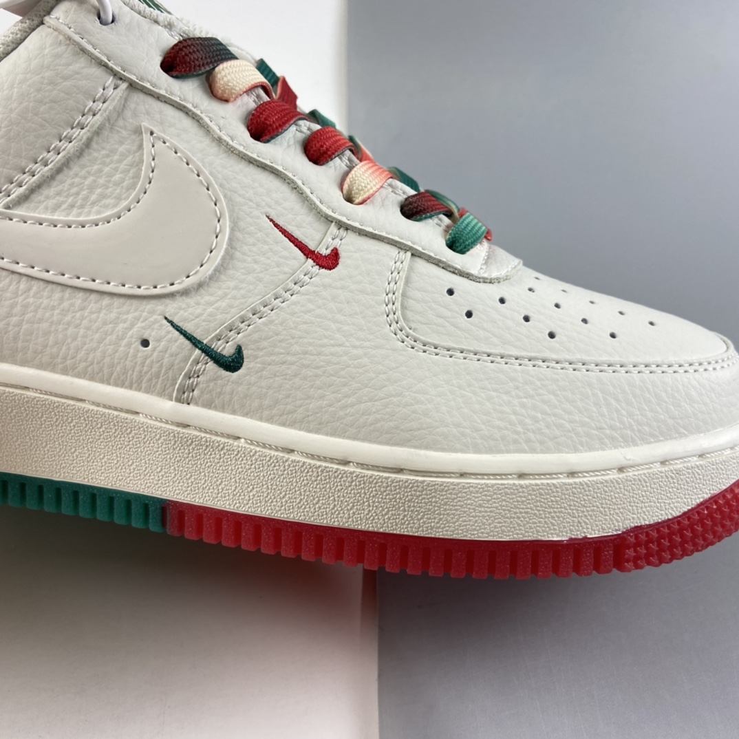 P260  NIKE  Air Force 1 Low ’07 “米红绿”密尔沃基雄鹿队板鞋  BU6638-180