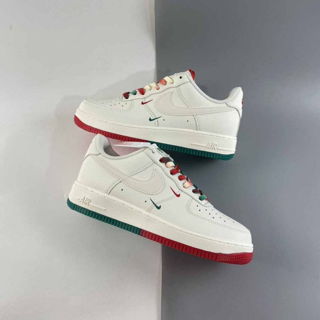P260  NIKE  Air Force 1 Low ’07 “米红绿”密尔沃基雄鹿队板鞋  BU6638-180