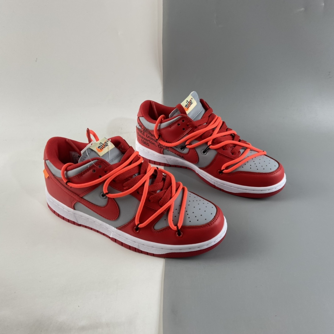 P300  OFF-WHITE x Futura x NIKE Dunk Low 扣篮系列低帮经典百搭休闲运动板鞋 CT0856-600