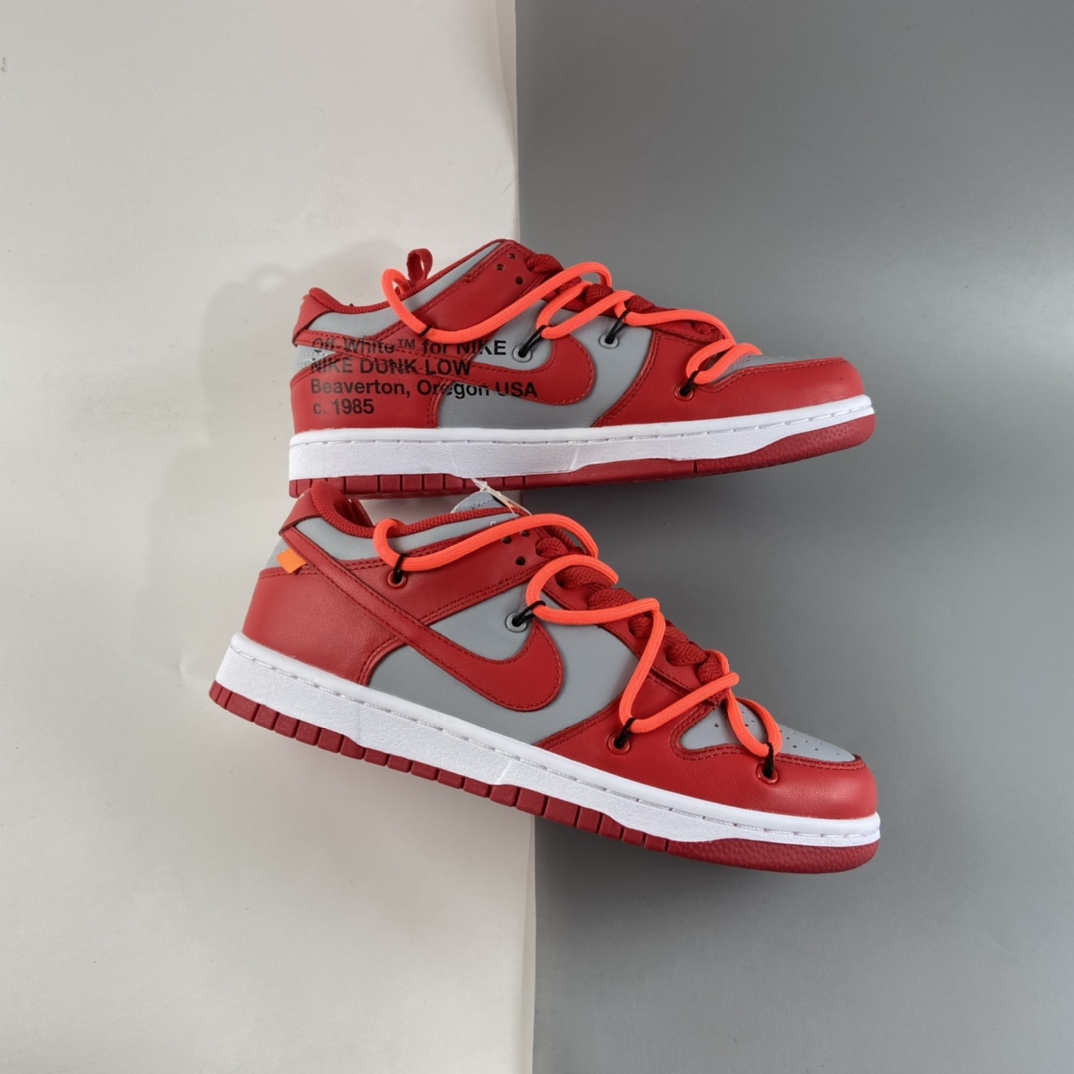 P300  OFF-WHITE x Futura x NIKE Dunk Low 扣篮系列低帮经典百搭休闲运动板鞋 CT0856-600