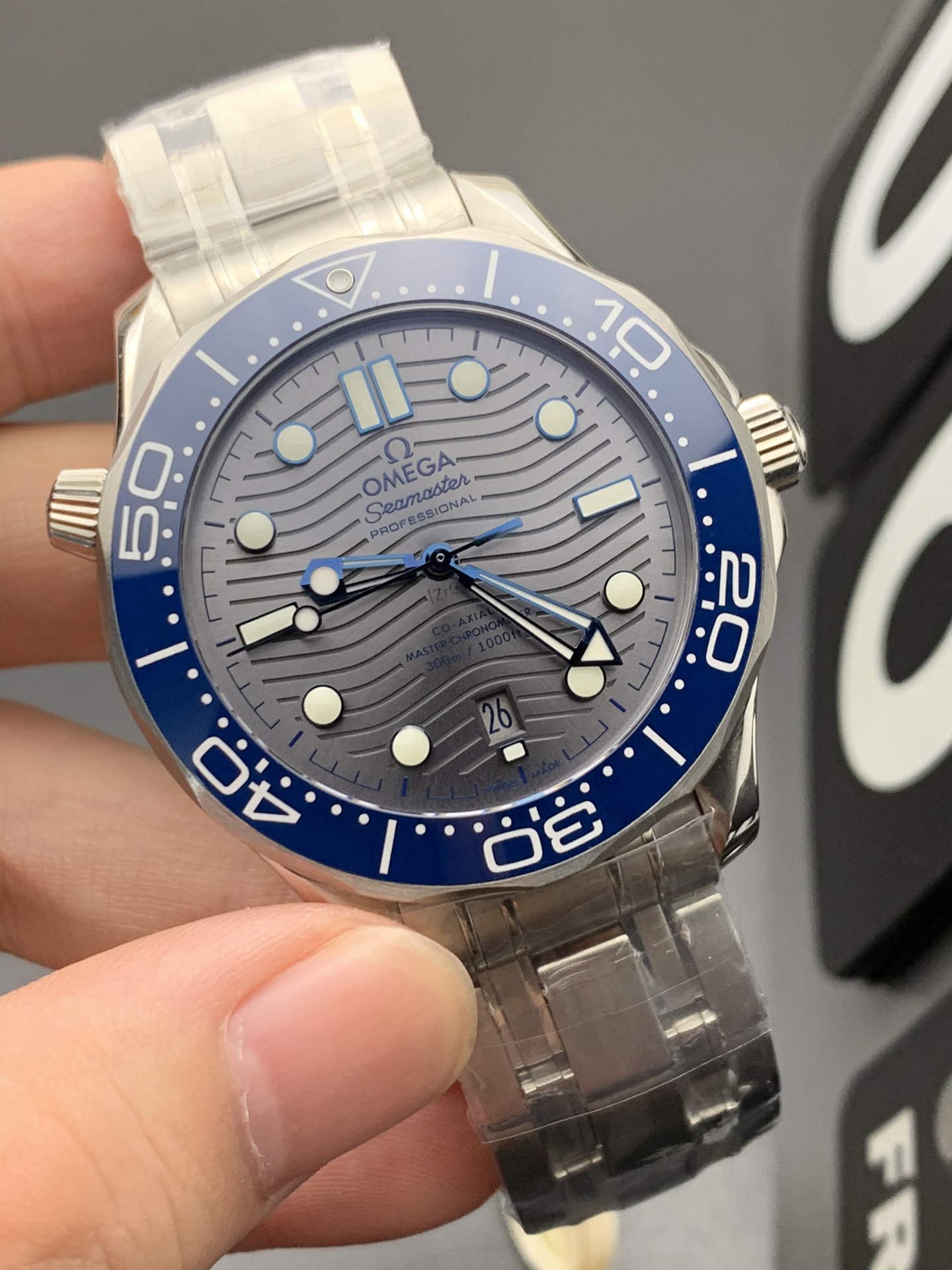 Omega 蓝灰海马