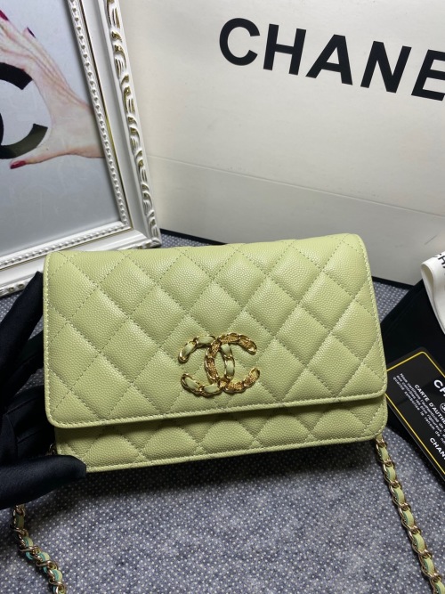 Chanel WOC 2020 New Lambskin Chain Wallet,19cm 1 Chanel WOC 2020 New Lambskin Chain Wallet,19cm
