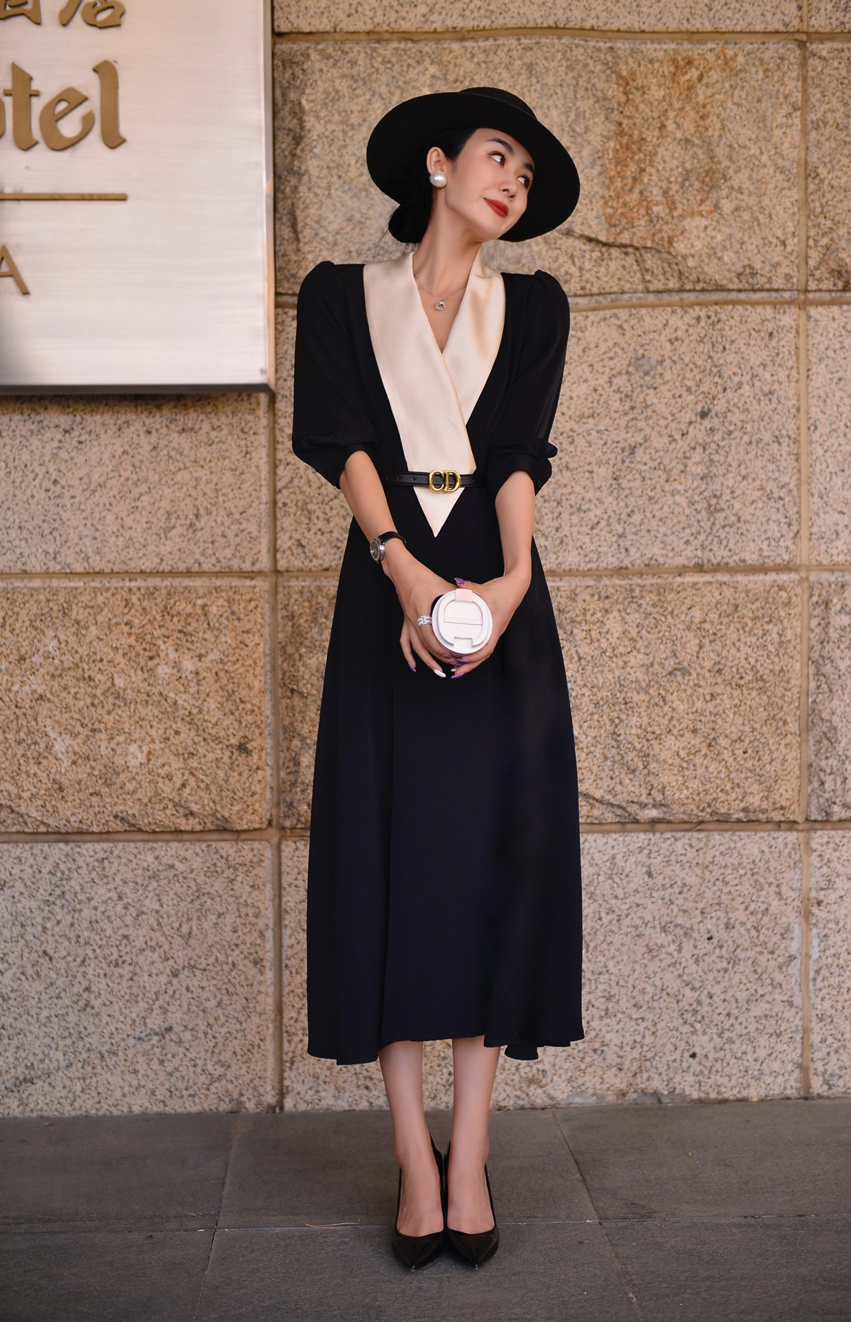 High-Quality Women’s Clothes with Aphrodisiac Collar and Super-Modeled Flavour Dress - 图片 4