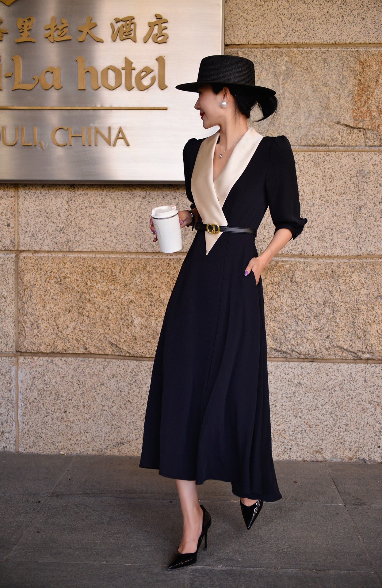 High-Quality Women’s Clothes with Aphrodisiac Collar and Super-Modeled Flavour Dress - 图片 9