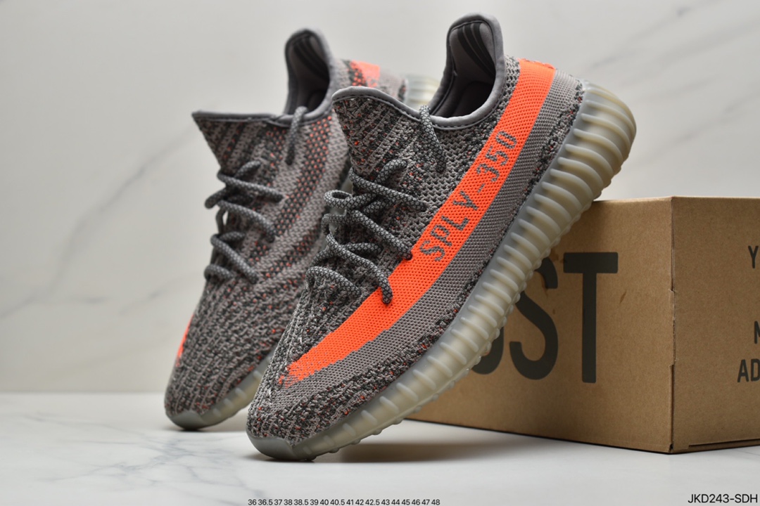 160 Yeezy Boost 350 V2 灰橙满天星 GW1229-莆田鞋,莆田鞋货源,高仿鞋,高仿鞋货源,安福档口,莆田高仿鞋,莆田鞋批发,高仿鞋批发,莆田高仿运动鞋,高仿运动鞋,莆田运动鞋 160 Yeezy Boost 350 V2 灰橙满天星 GW1229