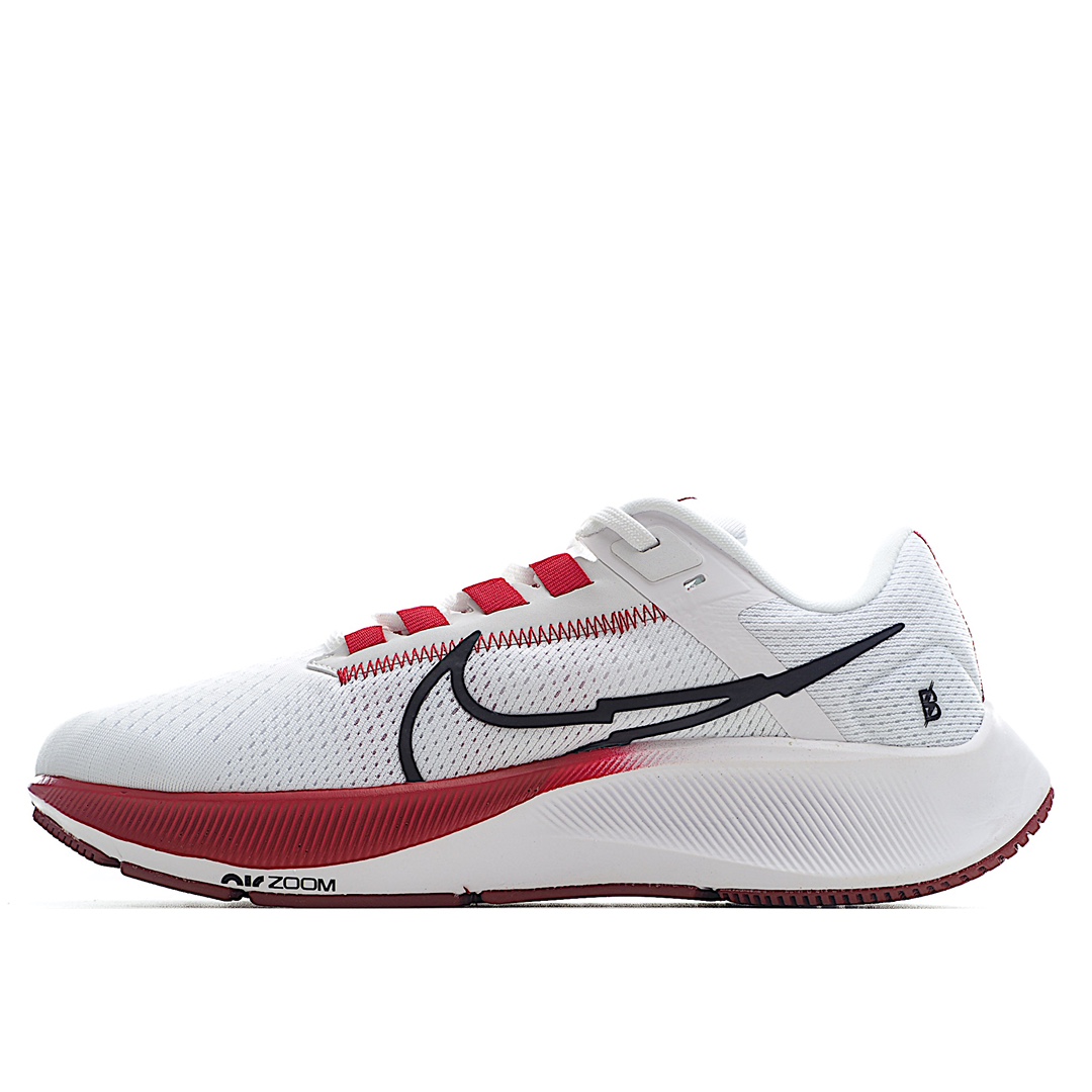G5 NK Air Zoom Pegasus 38 针织透气 登月38代兼顾迅疾外观和稳固脚感，后跟覆面和中足动态支撑巧妙融合，缔造稳定顺畅的迈步体验