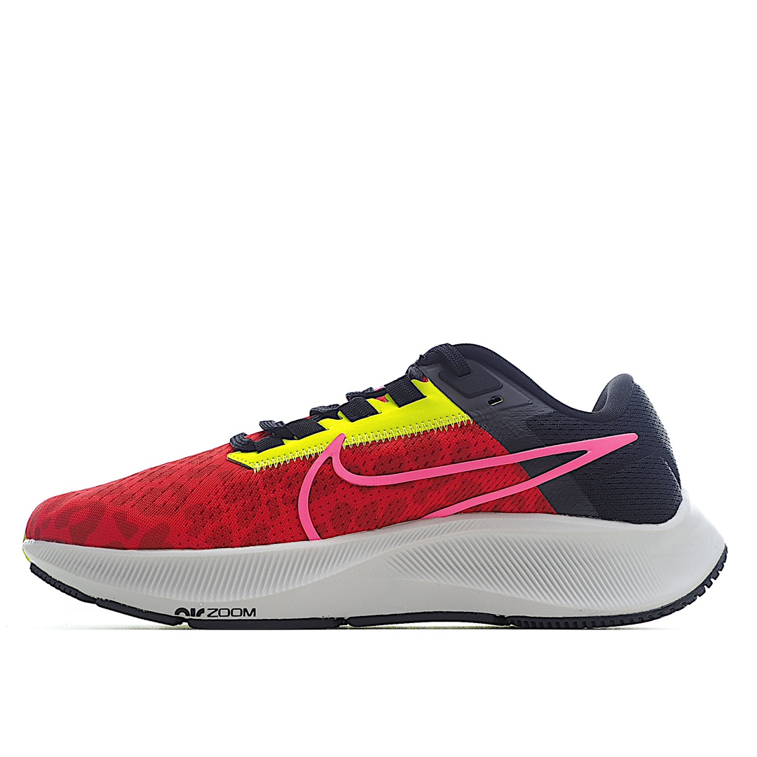 G5 NK Air Zoom Pegasus 38 针织透气 登月38代兼顾迅疾外观和稳固脚感，后跟覆面和中足动态支撑巧妙融合，缔造稳定顺畅的迈步体验