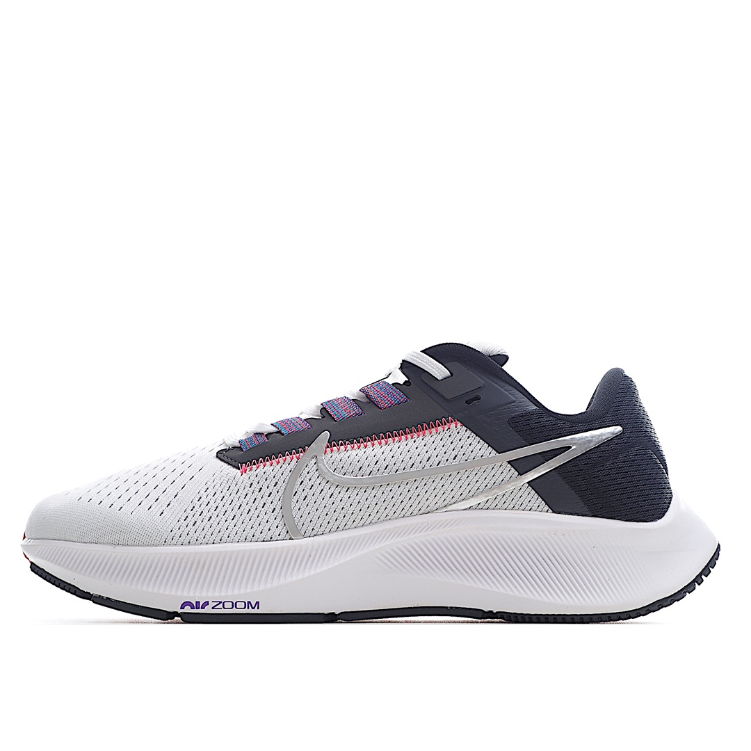 G5 NK Air Zoom Pegasus 38 针织透气 登月38代兼顾迅疾外观和稳固脚感，后跟覆面和中足动态支撑巧妙融合，缔造稳定顺畅的迈步体验