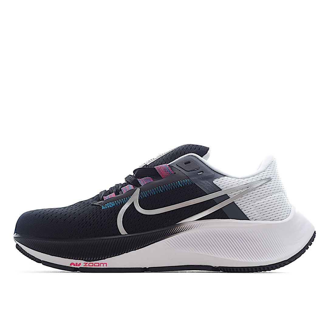 G5 NK Air Zoom Pegasus 38 针织透气 登月38代兼顾迅疾外观和稳固脚感，后跟覆面和中足动态支撑巧妙融合，缔造稳定顺畅的迈步体验