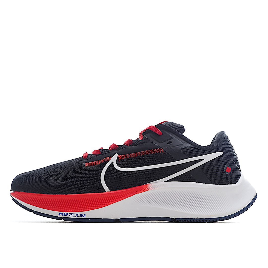 G5 NK Air Zoom Pegasus 38 针织透气 登月38代兼顾迅疾外观和稳固脚感，后跟覆面和中足动态支撑巧妙融合，缔造稳定顺畅的迈步体验