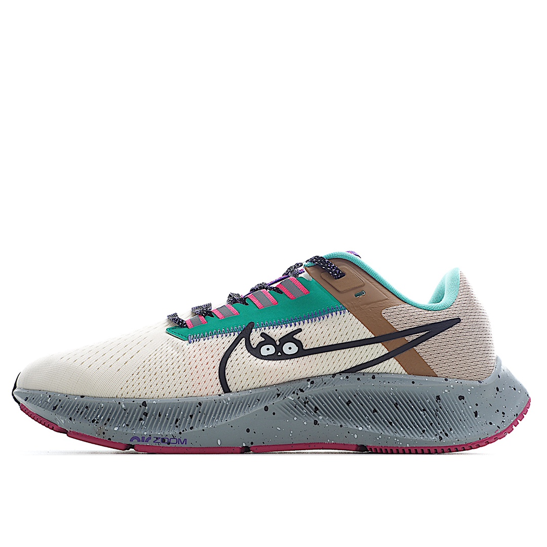 G5 NK Air Zoom Pegasus 38 针织透气 登月38代兼顾迅疾外观和稳固脚感，后跟覆面和中足动态支撑巧妙融合，缔造稳定顺畅的迈步体验