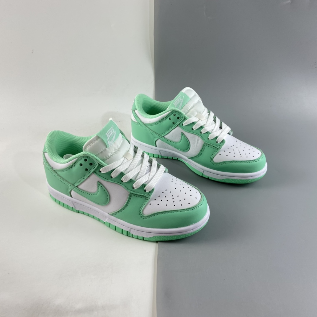 P280   NIKE SB Dunk Low ”White/Green Glow” “蒂芙尼绿白”扣篮滑板板鞋 DD1503-105