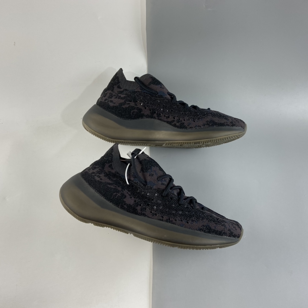 P350  Ad Originals YEEZY BOOST 380 V1”Onyx Reflective”休闲运动袜子慢跑鞋 H02536