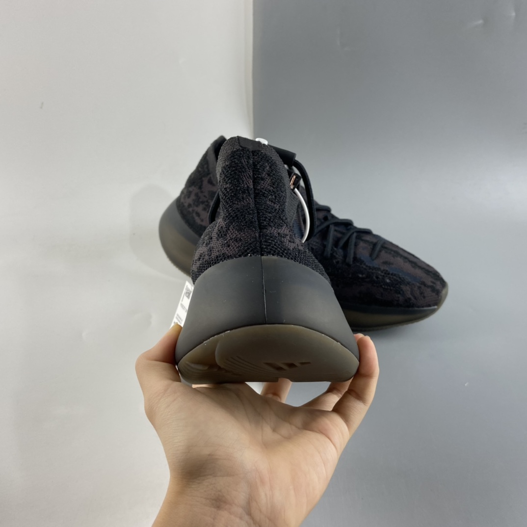 P350  Ad Originals YEEZY BOOST 380 V1”Onyx Reflective”休闲运动袜子慢跑鞋 H02536