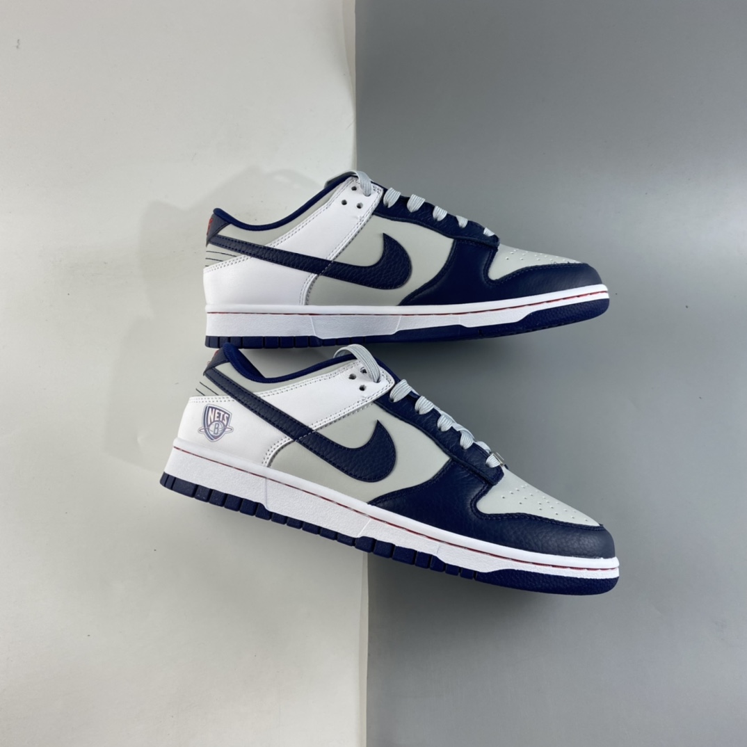 P350   NIKE Dunk Low ” Brooklyn Nets ” NBA75周年 布鲁克林篮网板鞋 DD3363-001