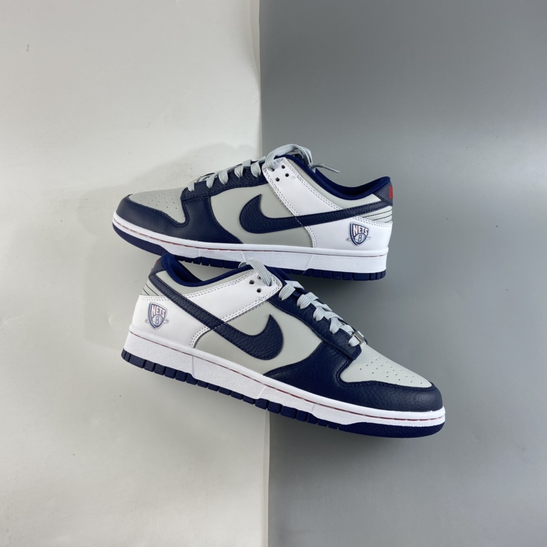 P350   NIKE Dunk Low ” Brooklyn Nets ” NBA75周年 布鲁克林篮网板鞋 DD3363-001