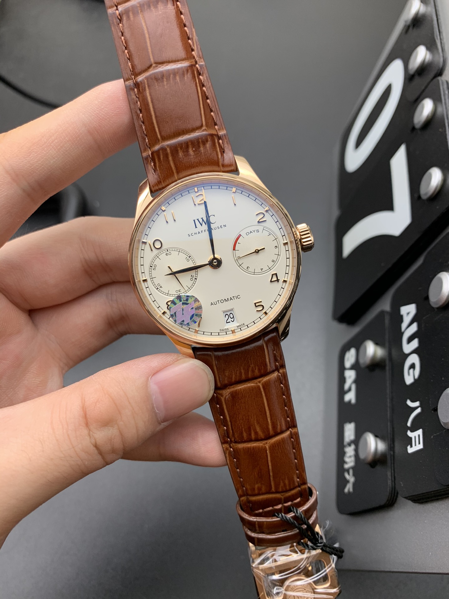 IWC 玫瑰金葡七