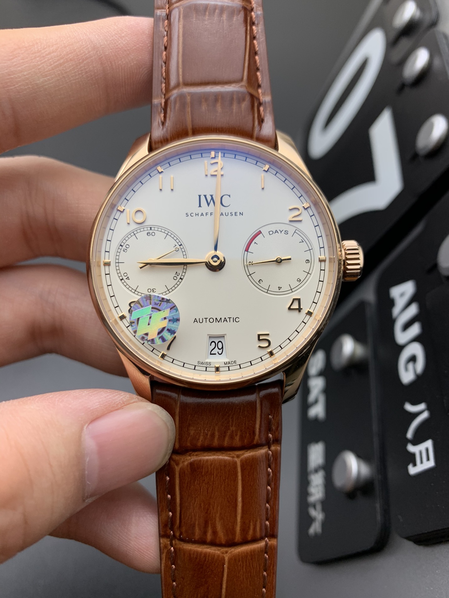IWC 玫瑰金葡七