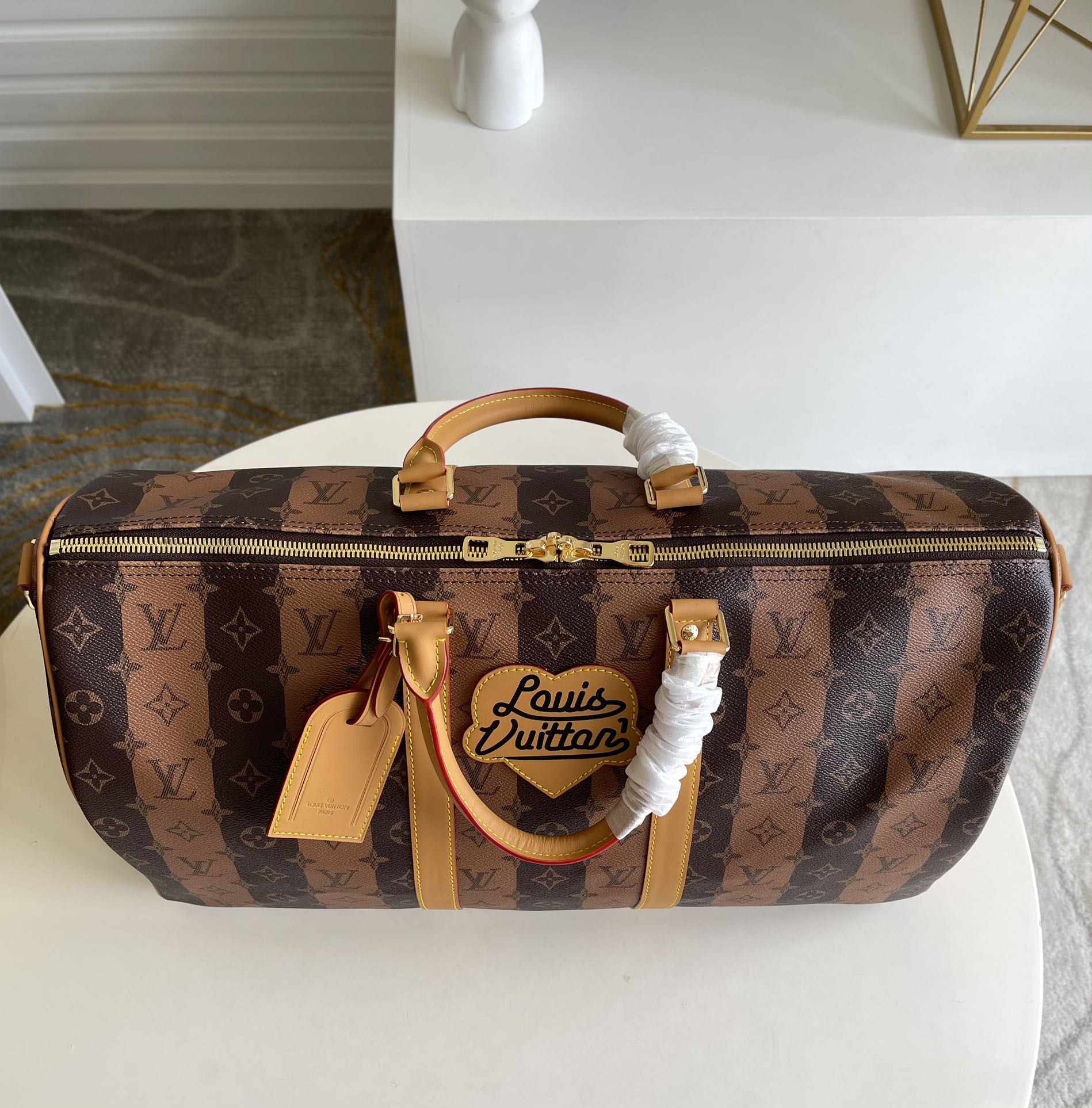 路易威登 Louis Vuitton 高定典藏经典高奢皮具手袋托特包斜挎包女包 #2DE593B3 8