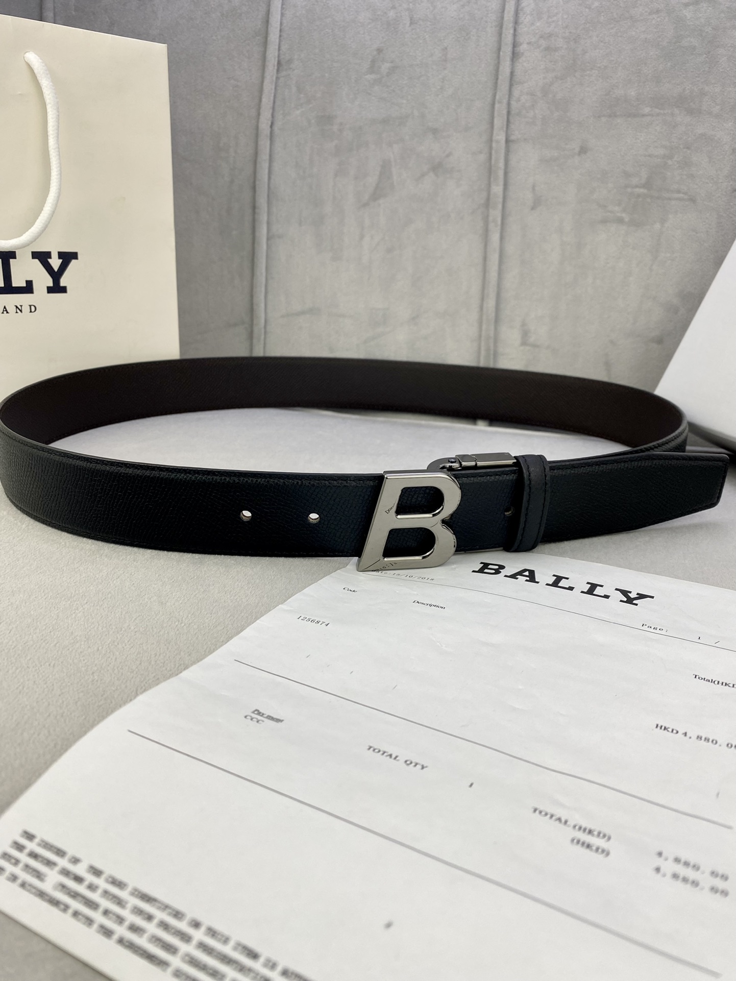 Authentic BALLY Barley Belts: 3.5cm Wide, Gold/Silver Buttons, Trim as Needed