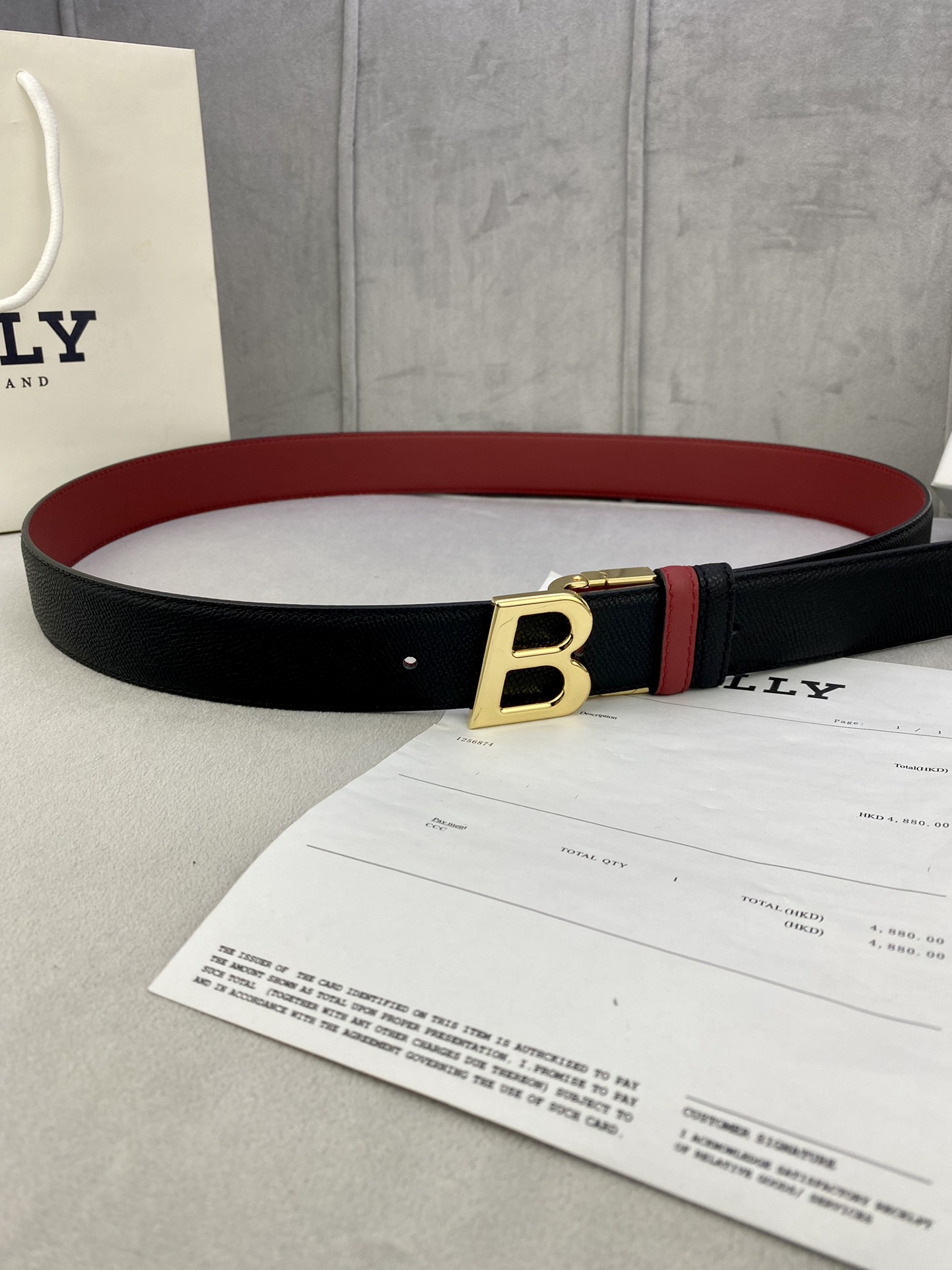 Authentic 3.5cm BALLY Barley Belts: Gold/Silver Buttons, Trim as Needed