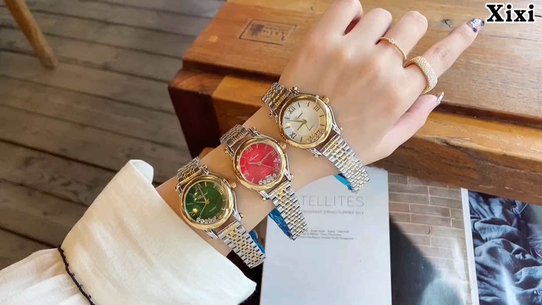 Chopard Happy Sport Diamond Women's Watch with Stainless Steel Band