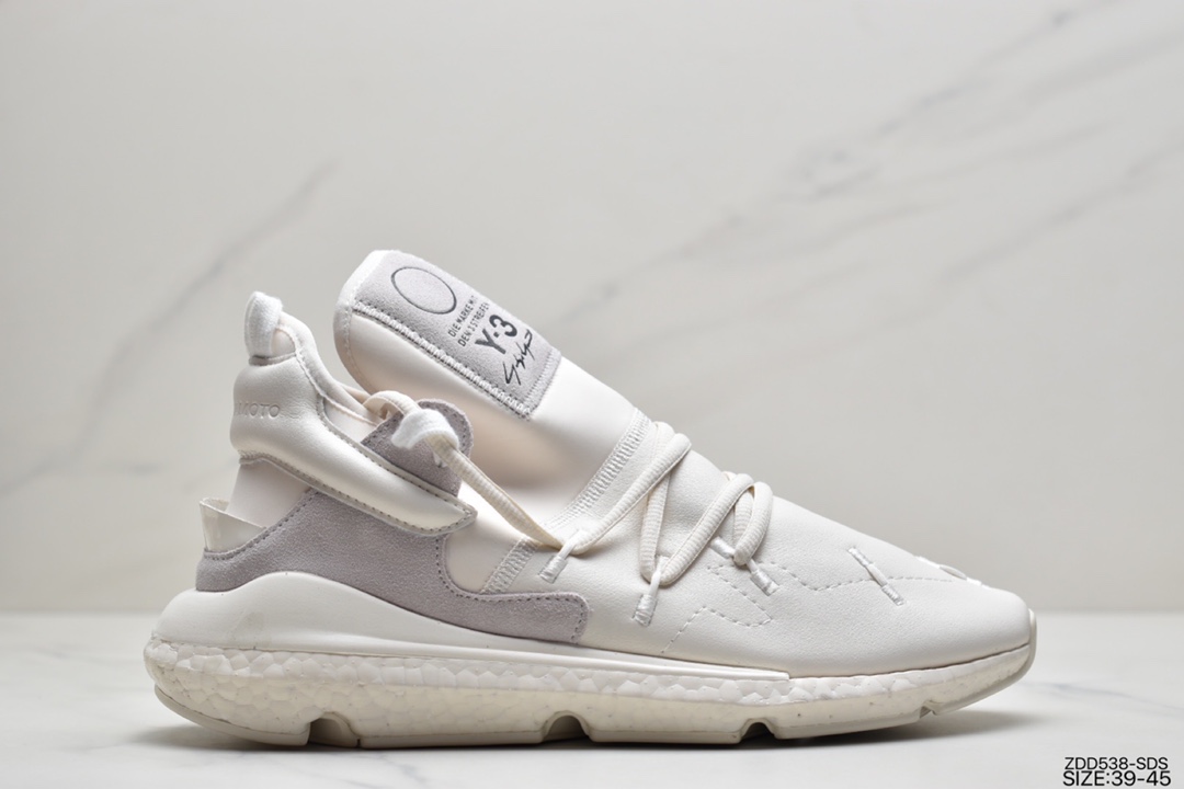 230  三本耀司出品Adidas Y-3 Kusari II 赛高二代系列爆米花袜套武士前卫慢跑鞋BC0964