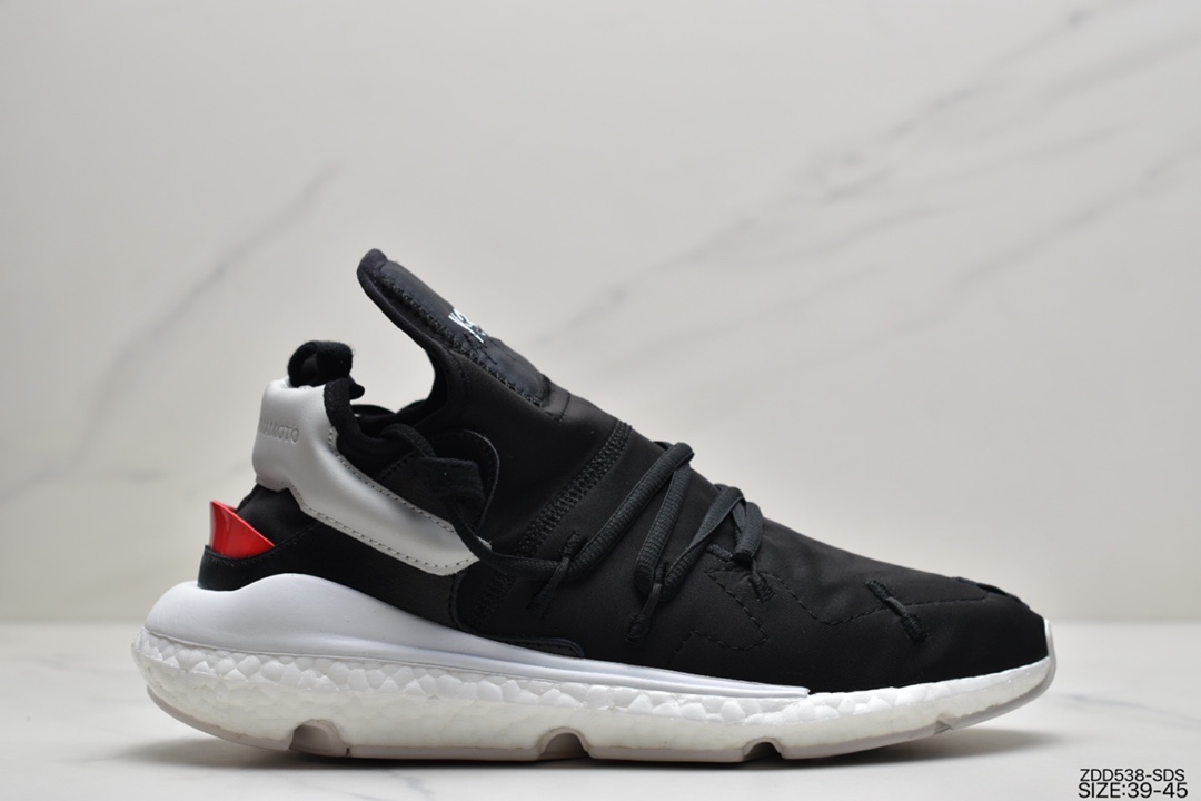 230  三本耀司出品Adidas Y-3 Kusari II 赛高二代系列爆米花袜套武士前卫慢跑鞋BC0964