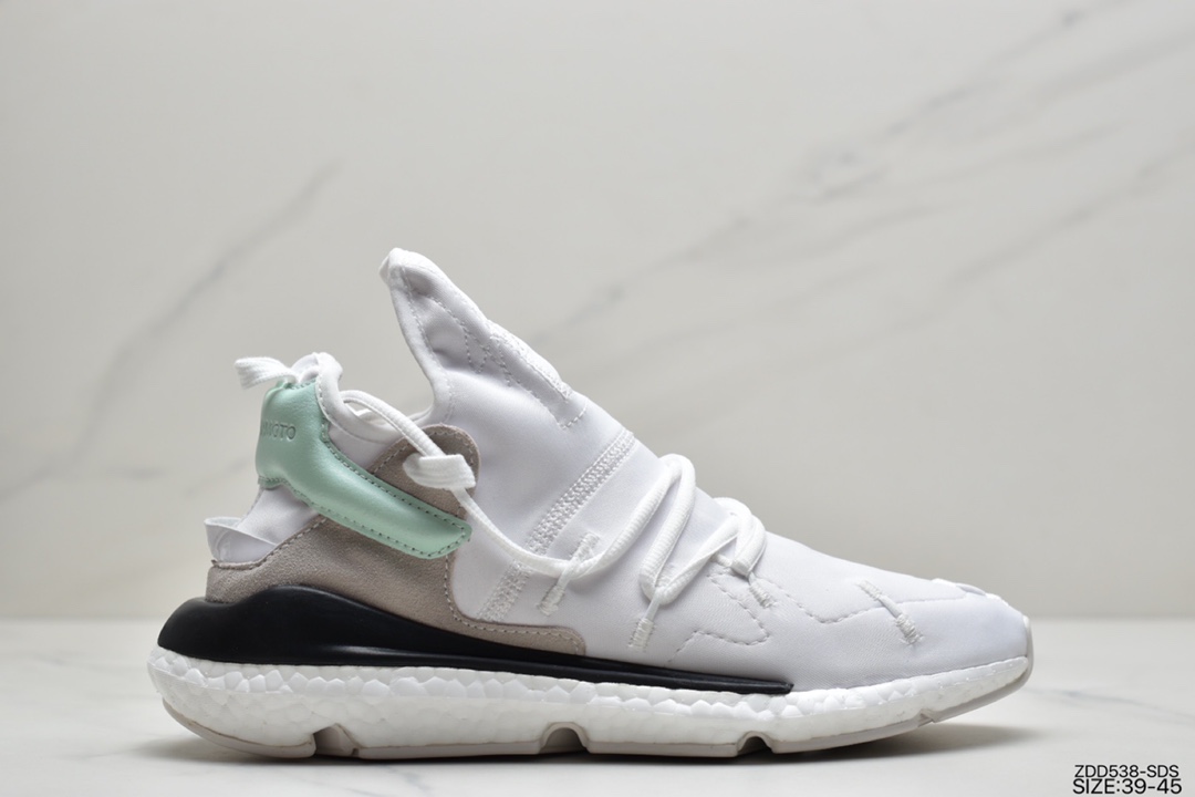 230  三本耀司出品Adidas Y-3 Kusari II 赛高二代系列爆米花袜套武士前卫慢跑鞋BC0964