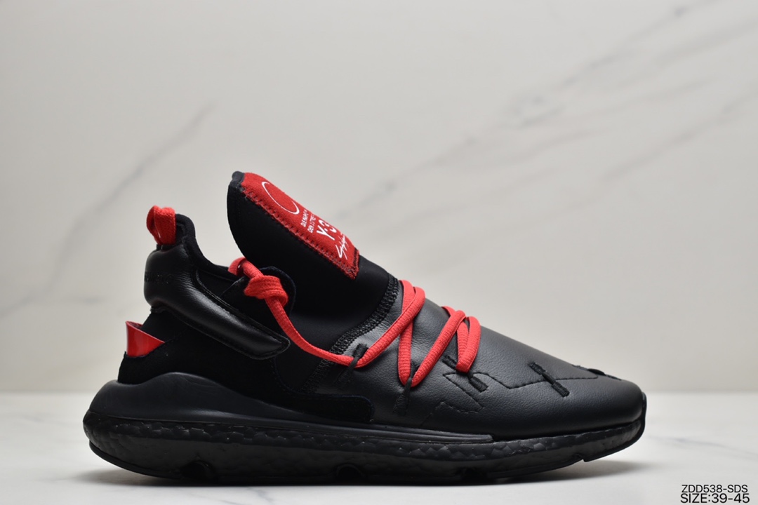 230  三本耀司出品Adidas Y-3 Kusari II 赛高二代系列爆米花袜套武士前卫慢跑鞋BC0964