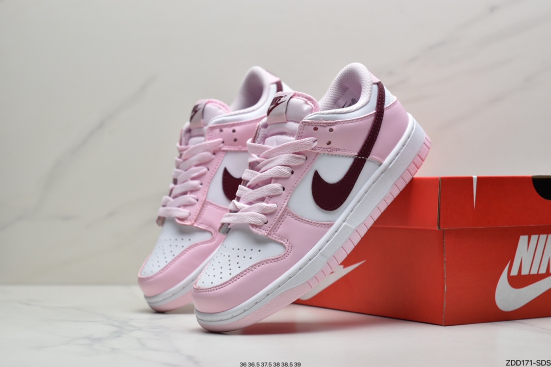 230 耐克NK SB Dunk Low Pink黑白粉配色 CW1590-601