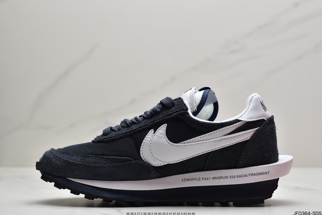 170 Fragment design x Sacai x NIKE LDV Waffle Daybreak 藤原浩闪电三方联名深 DH2684-400