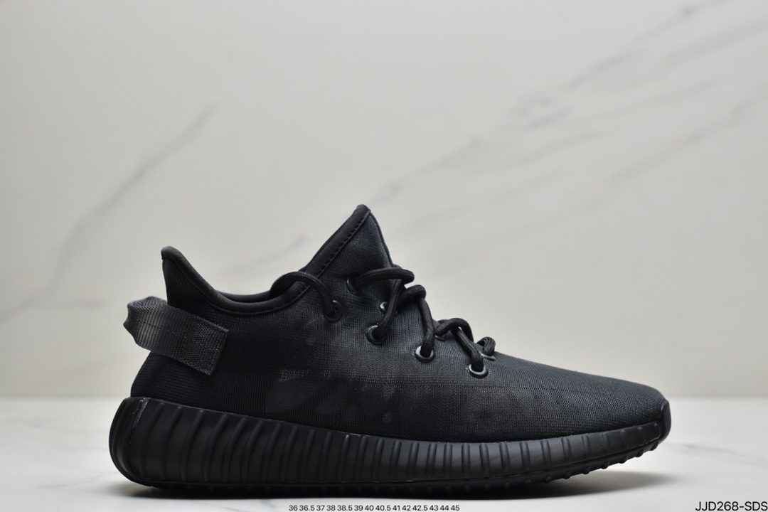 130 阿迪达斯Adidas Yeezy Boost 350 V2”Mono Ice”椰子百搭轻便爆米花中底休闲运动慢跑鞋“全透冰蓝”GW2869