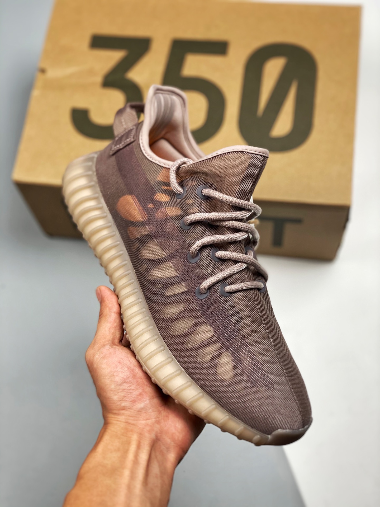 Canal exclusivo, versión original pura verificable Yeezy 350V2 "Mono Mist" marrón niebla 🔝probado sin probab…