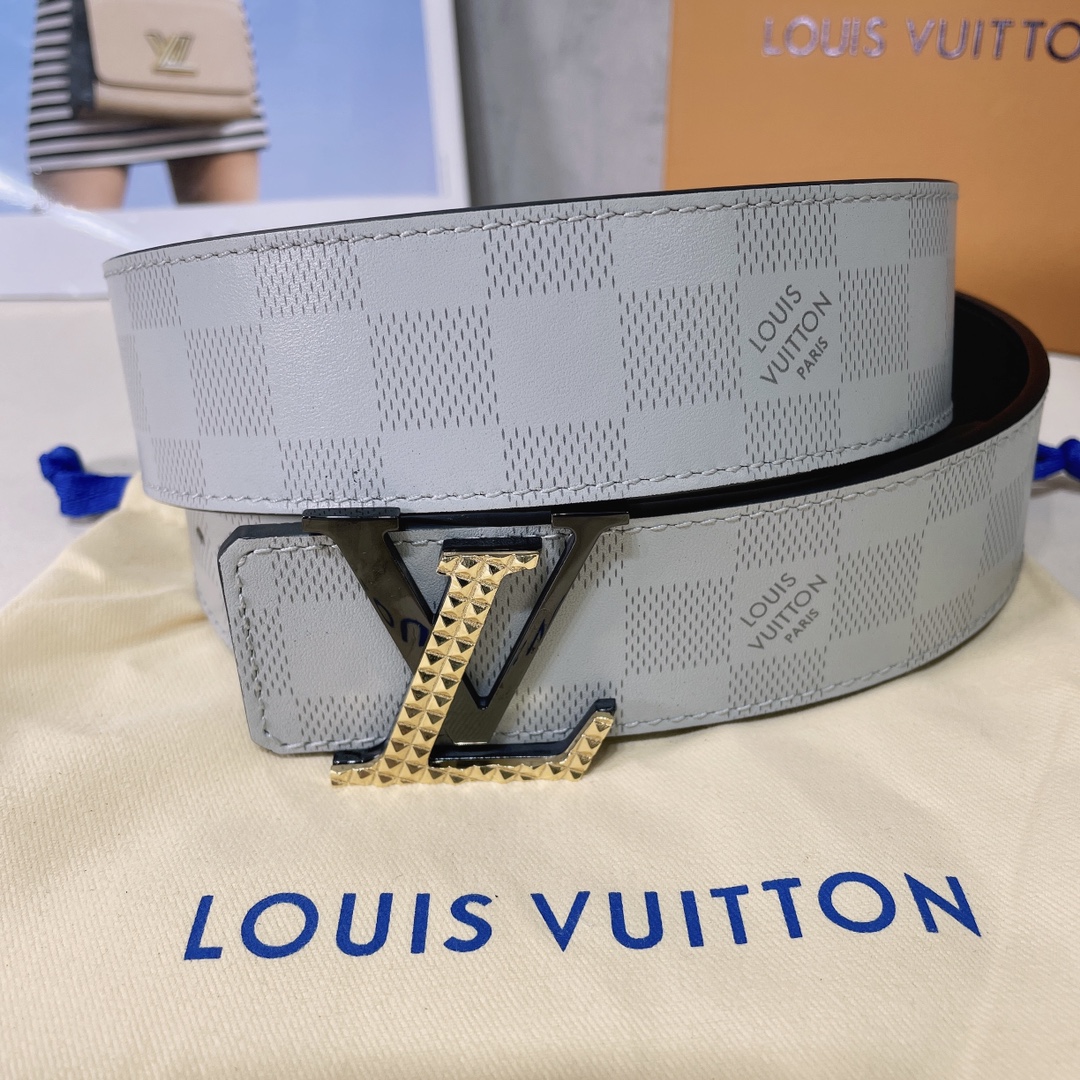 Louis Vuitton Belts Men Cowhide