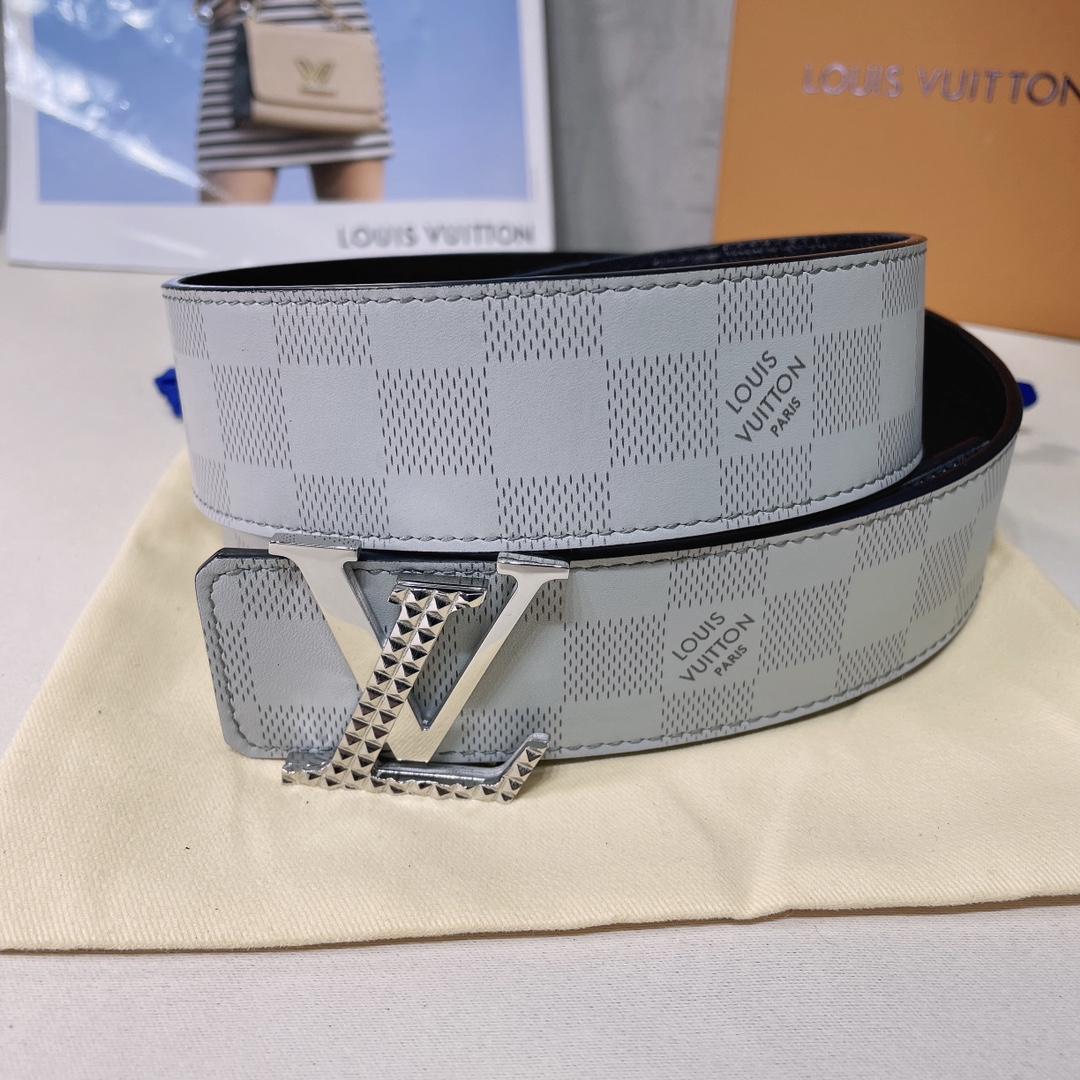 Louis Vuitton Belts Men Cowhide