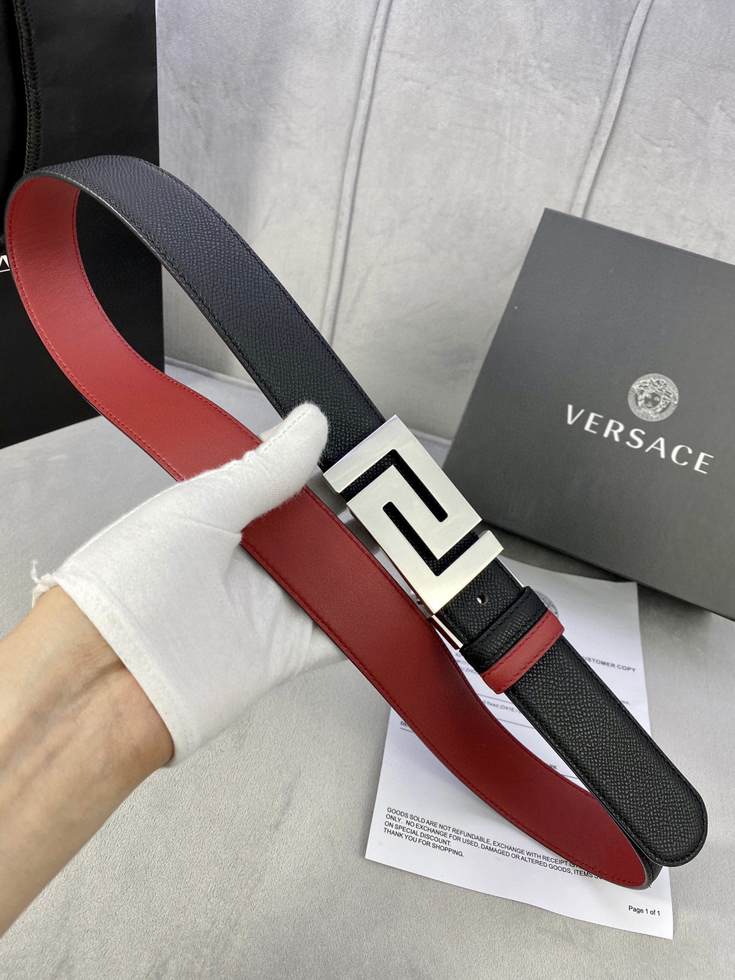 宽度3.5cmVERSACE范思哲此