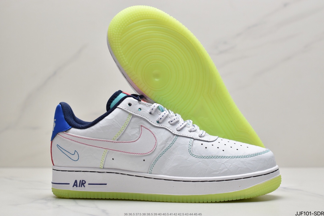 135 耐克Nike Air Force 1 ”07 Low”Outside The Lines”空军一号经典百搭休闲运动板鞋CV2421-100