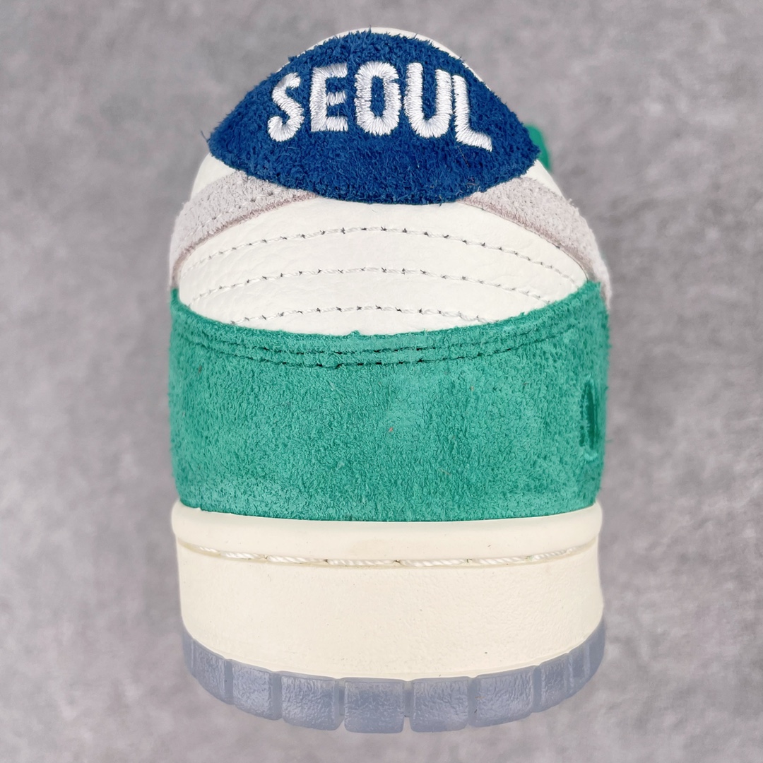 图片[8]-零售💰180 ＃G版福利特价‼Kasina x NK SB Dunk Low 韩国限定 涡轮绿 CZ6501-101 毫无疑问市场中端王者 口碑大厂出品 品控大底版型不断改良更新 全套原纸板楦头开发 确保原汁原味 完美呈现DUNK版型 一比一鞋头弧度高度鞋身弧度 此版本只针对中端市场 皮料材质有所更替 其他数据细节工艺流程均保持一致 绝不口嗨 细节品控鞋型随意对比 独家私模官方第六代原厂航空铝磨具打磨大底 鞋头坡度极致还原 无解鞋型 原盒原配 圈内天花板工艺 原厂玻璃冲刀 超高清洁度 全鞋零毛边皮料切割 原厂中底布点胶 中底布拉帮走线遵循公司 SIZE：35.5 36 36.5 37.5 38 38.5 39 40 40.5 41 42 42.5 43 44 44.5 45 46 47.5 编码：by1936080-运动鞋