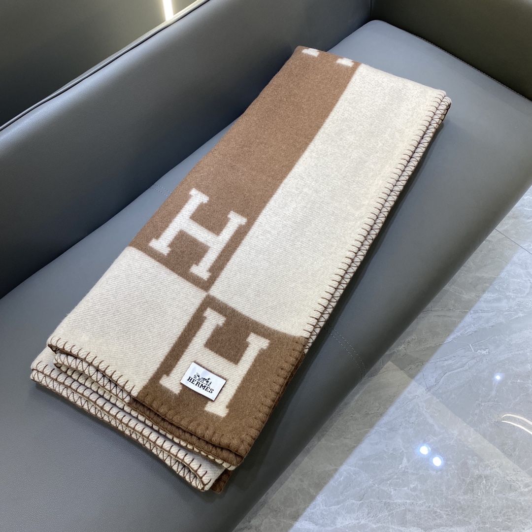 Replica Designer
 Hermes Blanket Cashmere Wool
